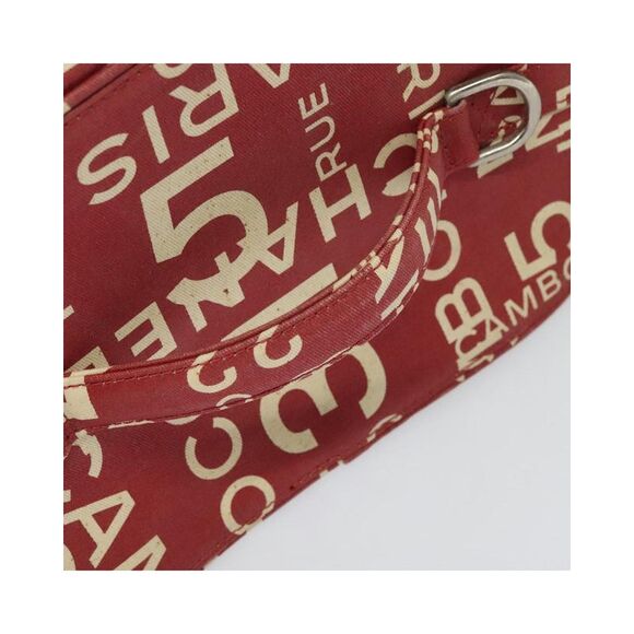 Pre Loved Chanel Vanity Unisex Red Clutches - Picture 5 of 8